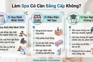 Làm Spa Có Cần Bằng Cấp Không - Điều kiện mở spa mới nhất 2026