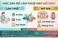 Học Spa Để Làm Thuê Hay Mở Spa? Lộ Trình Đúng Giúp Bạn Thành Công Nhanh Hơn