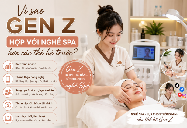 Vì Sao Gen Z Hợp Với Nghề Spa Hơn Các Thế Hệ Trước? Cơ Hội Vàng Trong Ngành Làm Đẹp