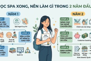 Học Spa Xong Nên Làm Gì Trong 2 Năm Đầu Để Có Thu Nhập Tốt?