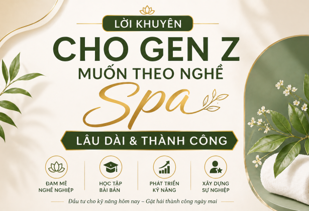 Lời Khuyên Cho Gen Z Muốn Theo Nghề Spa Lâu Dài Và Thành Công