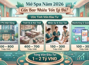 Mở Spa Năm 2026 Cần Bao Nhiêu Vốn? Chi Phí Chi Tiết & Kinh Nghiệm Thành Công