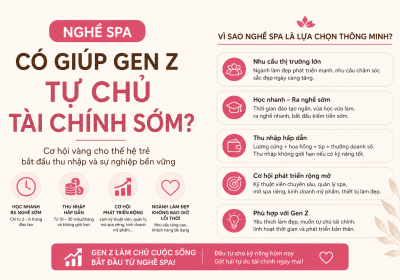 Nghề Spa Có Giúp Gen Z Tự Chủ Tài Chính Sớm?