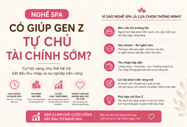 Nghề Spa Có Giúp Gen Z Tự Chủ Tài Chính Sớm?