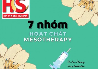 7 Nhóm hoạt chất Mesotherapy cơ bản