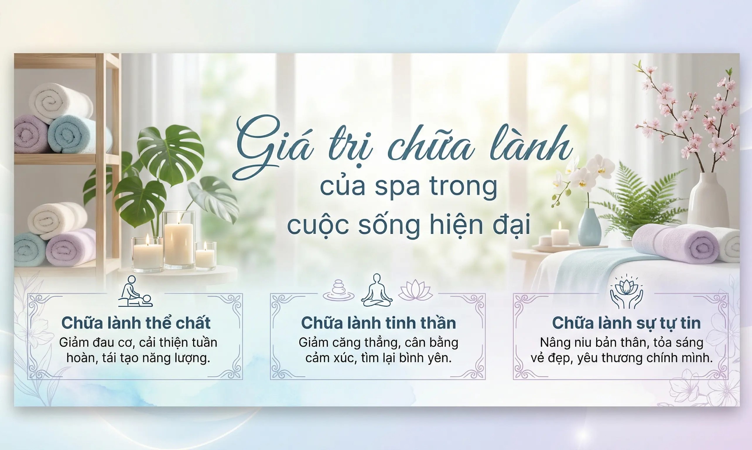 Giá trị chữa lành của spa trong cuộc sống hiện đại