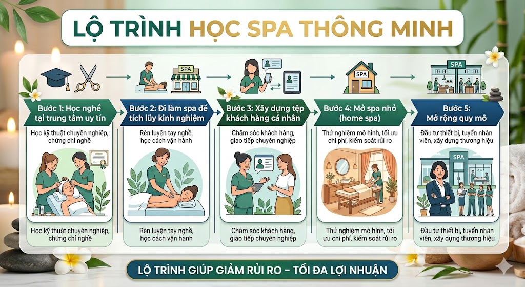 Lộ trình học spa