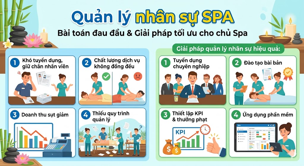 Quản lý nhân sự spa