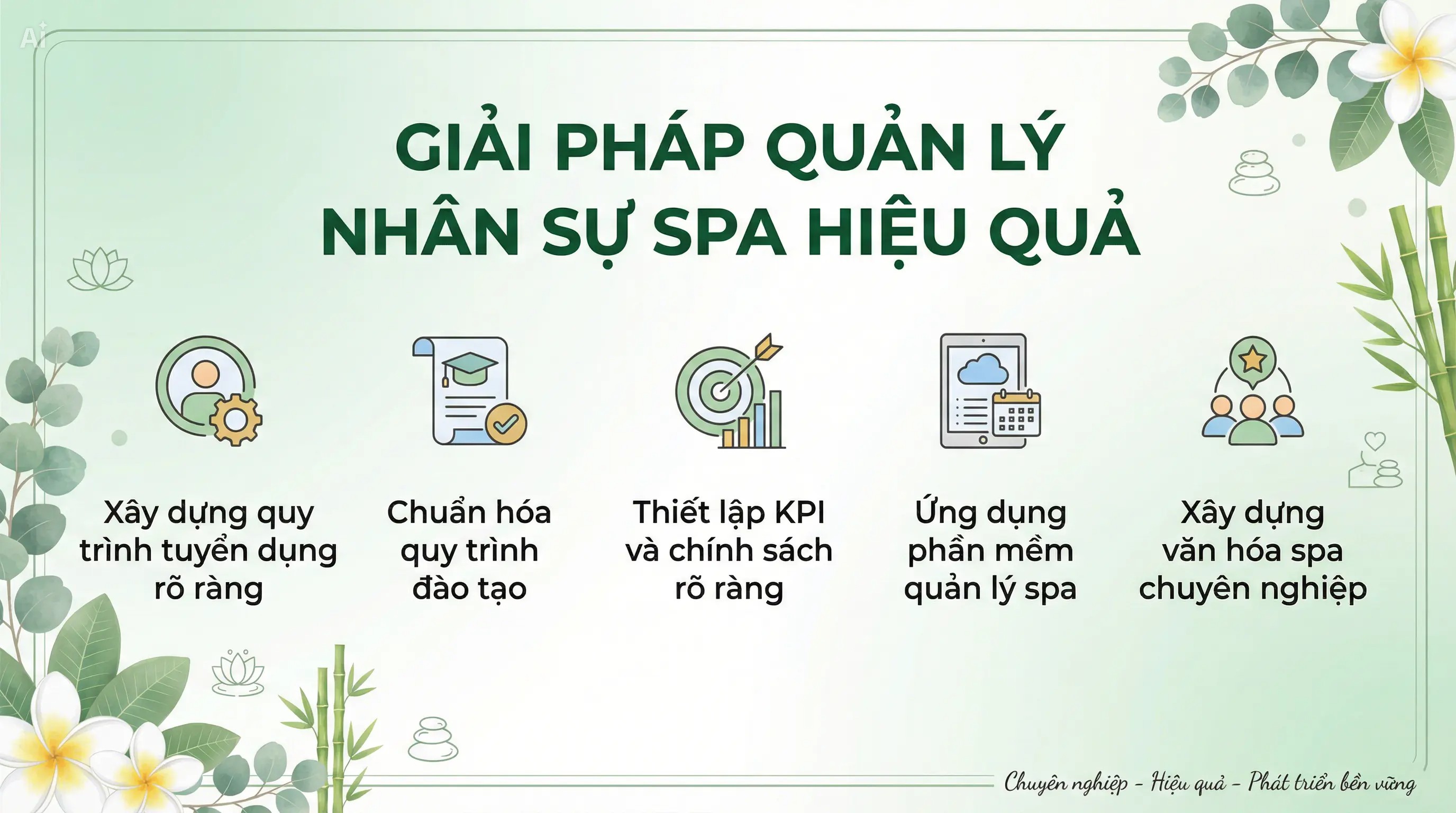 Giải pháp quản lý nhân sự spa