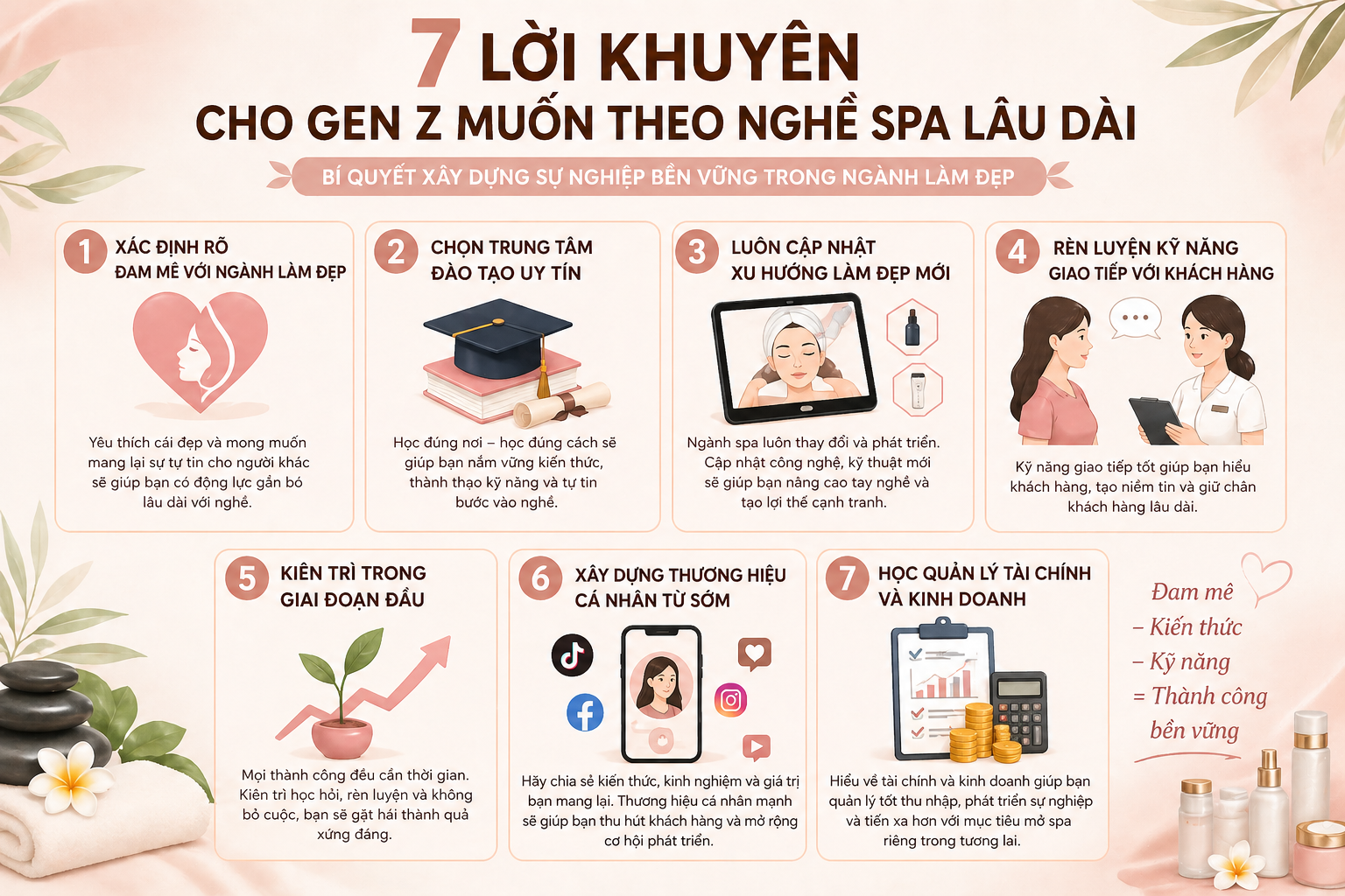 lời khuyên cho genz theo spa lâu dài