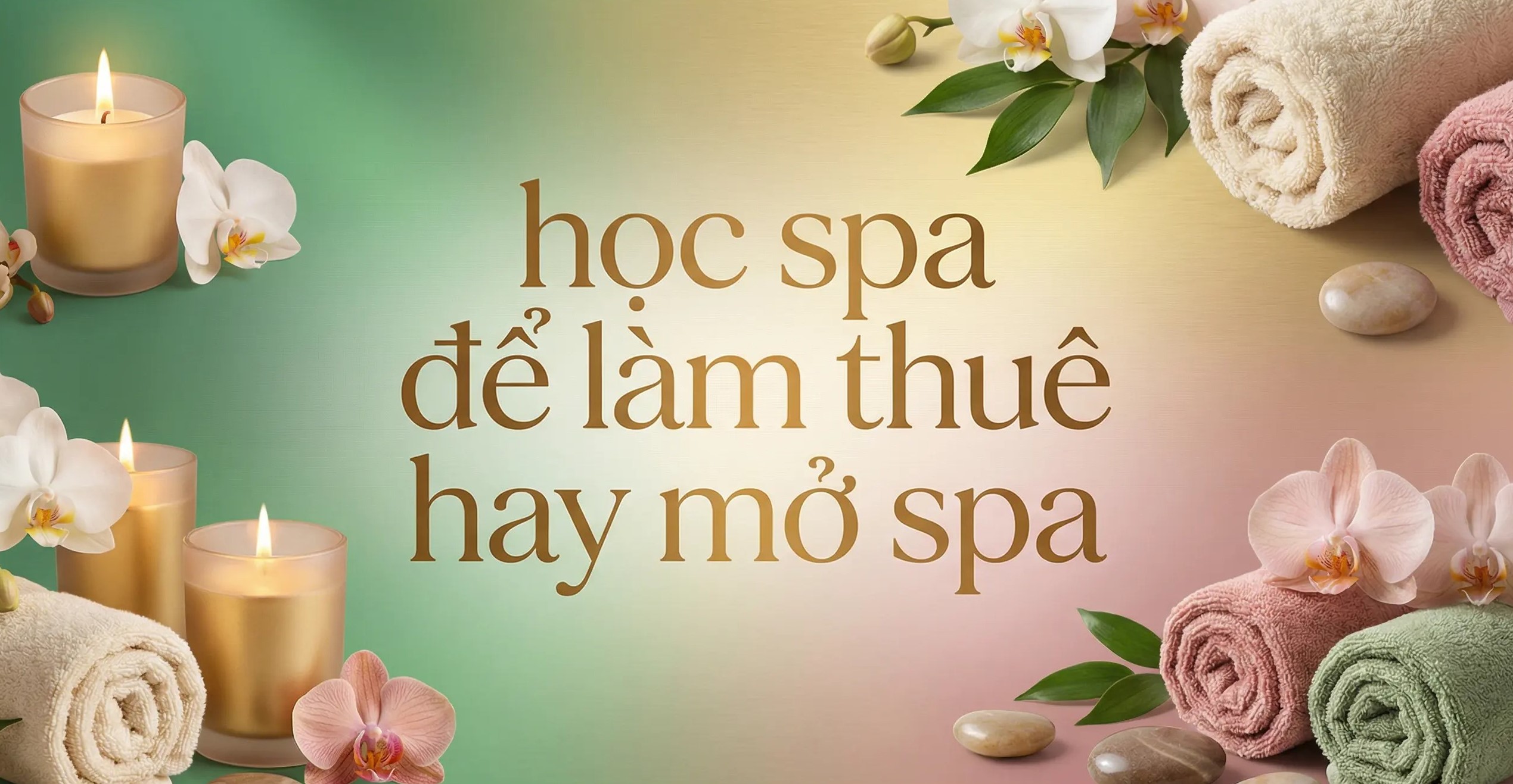 Học spa làm thuê hay mở spa