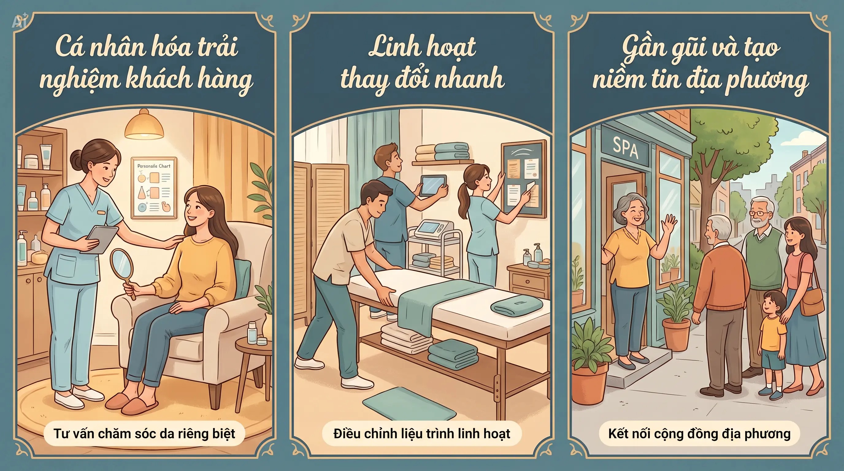 Lợi thế của spa nhỏ