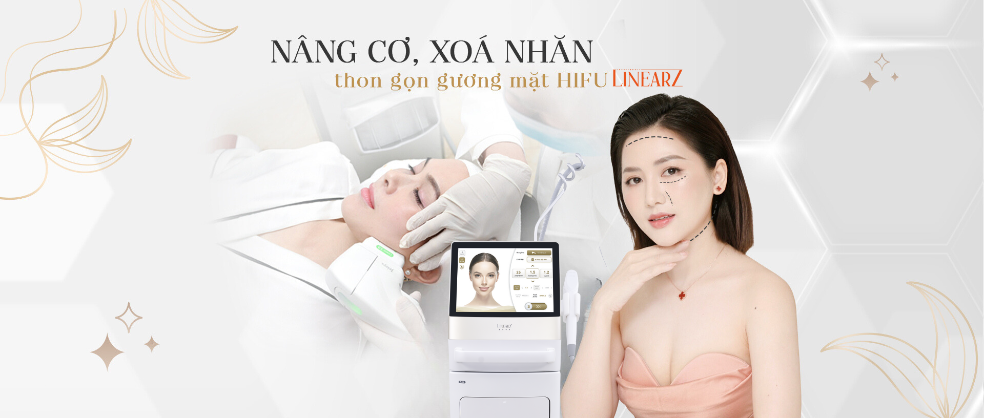 Máy Hifu Công nghệ dẫn đầu chăm sóc da